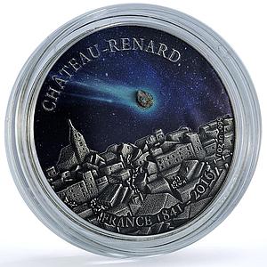 Burkina Faso 1000 francs Chateau Renard KM-71 Space Meteorite silver coin 2016