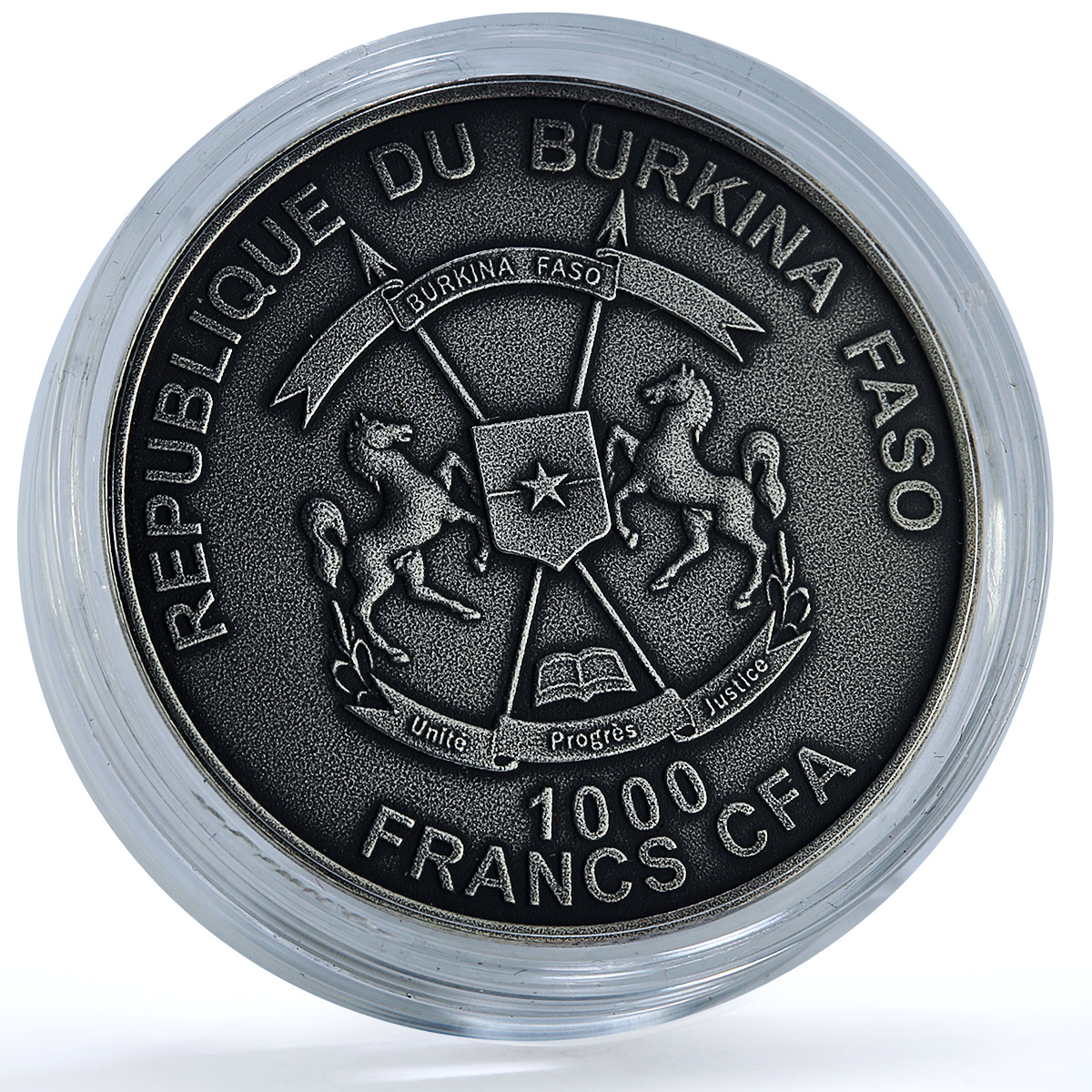 Burkina Faso 1000 francs Chateau Renard KM-71 Space Meteorite silver coin 2016 Burkina Faso 1000 francs Chateau Renard KM-71 Space Meteorite silver coin 2016