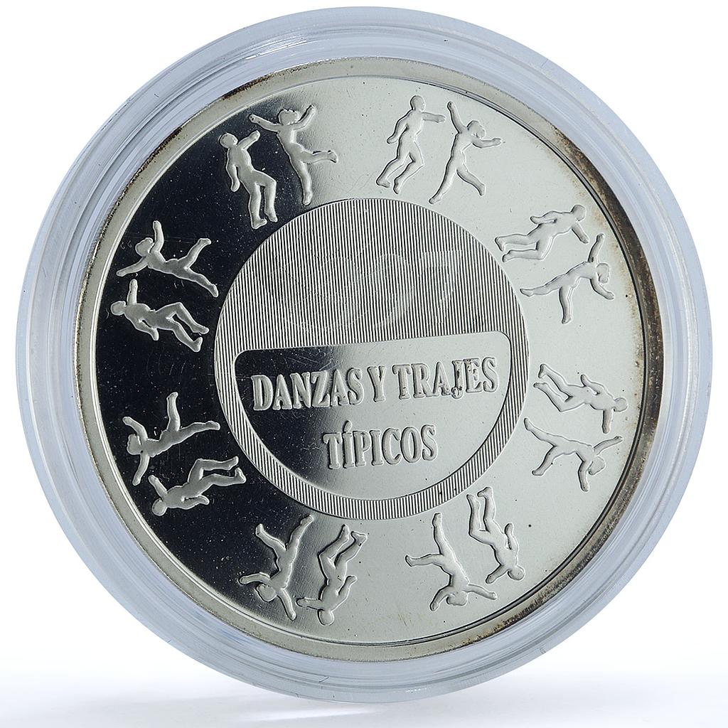 Spain Ibero-American Series III Dances Customs proof silver medal 1997 Spain Ibero-American Series III Dances Customs proof silver medal 1997