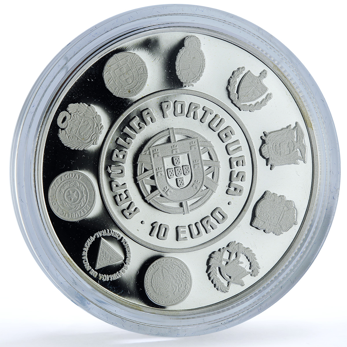 Portugal 10 euros Cathedral Porto Ibero-American Architecture silver coin 2005 Portugal 10 euros Cathedral Porto Ibero-American Architecture silver coin 2005