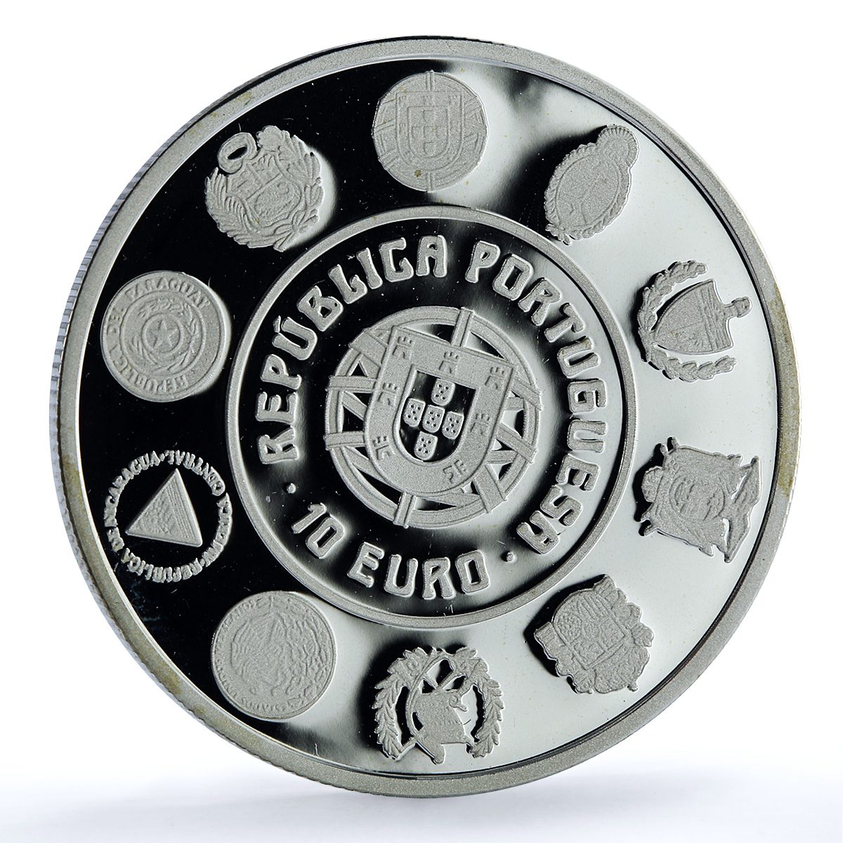 Portugal 10 euros Cathedral Porto Ibero-American Architecture silver coin 2005 Portugal 10 euros Cathedral Porto Ibero-American Architecture silver coin 2005