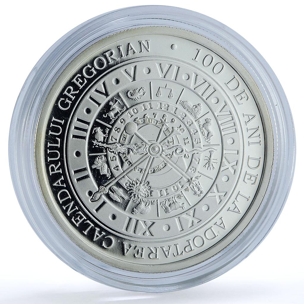 Romania 10 lei Gregorian Calendar KM-458 Ferdinand I Bratianu silver coin 2019