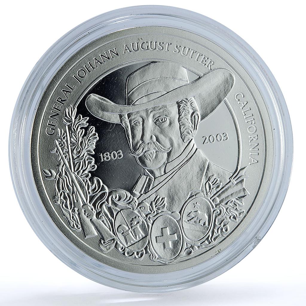 Switzerland 50 francs Basel Shooting Festival X#S65 Sutter silver coin 2003 Switzerland 50 francs Basel Shooting Festival X#S65 Sutter silver coin 2003