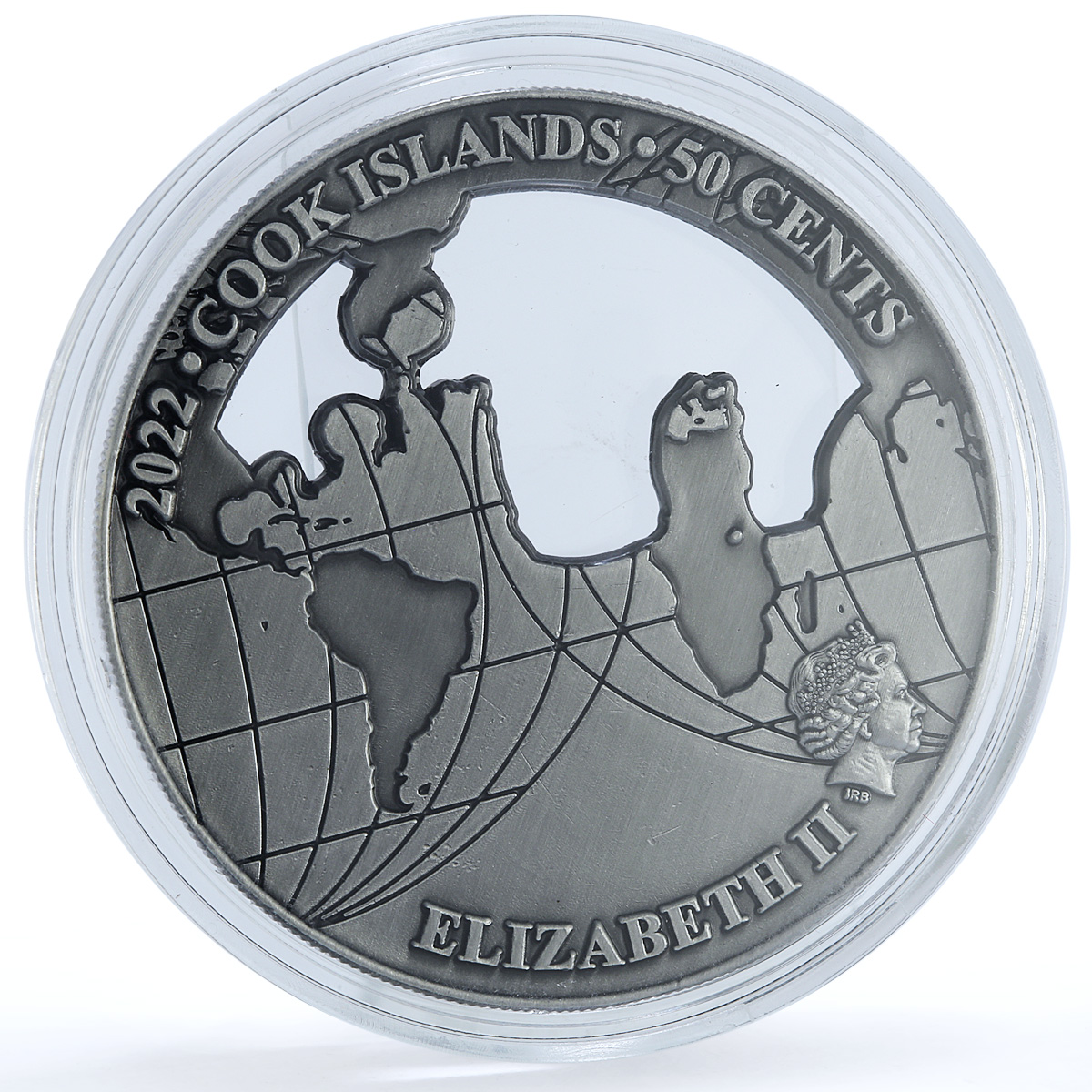 Cook Islands 50 cents Brandenburg Gate Germany KM-3213 Landmarks iron coin 2022 Cook Islands 50 cents Brandenburg Gate Germany KM-3213 Landmarks iron coin 2022