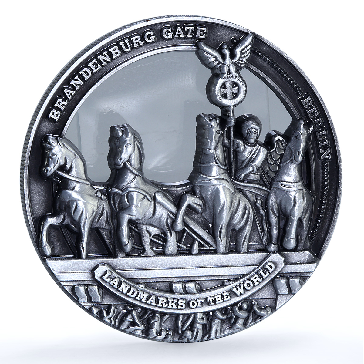 Cook Islands 50 cents Brandenburg Gate Germany KM-3213 Landmarks iron coin 2022 Cook Islands 50 cents Brandenburg Gate Germany KM-3213 Landmarks iron coin 2022