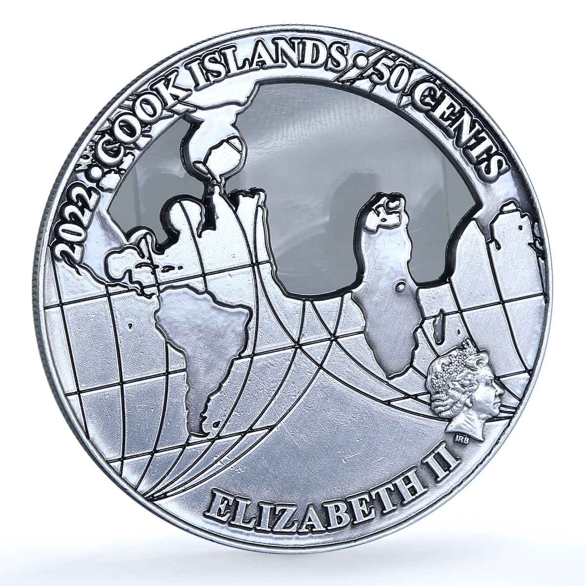 Cook Islands 50 cents Brandenburg Gate Germany KM-3213 Landmarks iron coin 2022 Cook Islands 50 cents Brandenburg Gate Germany KM-3213 Landmarks iron coin 2022