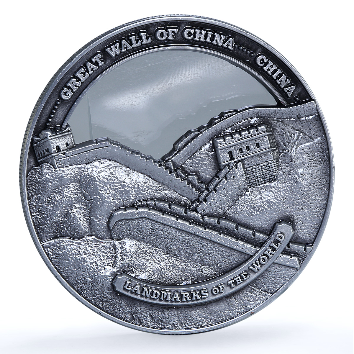 Cook Islands 50 cents Great Wall China KM-3216 Landmarks iron coin 2022 Cook Islands 50 cents Great Wall China KM-3216 Landmarks iron coin 2022