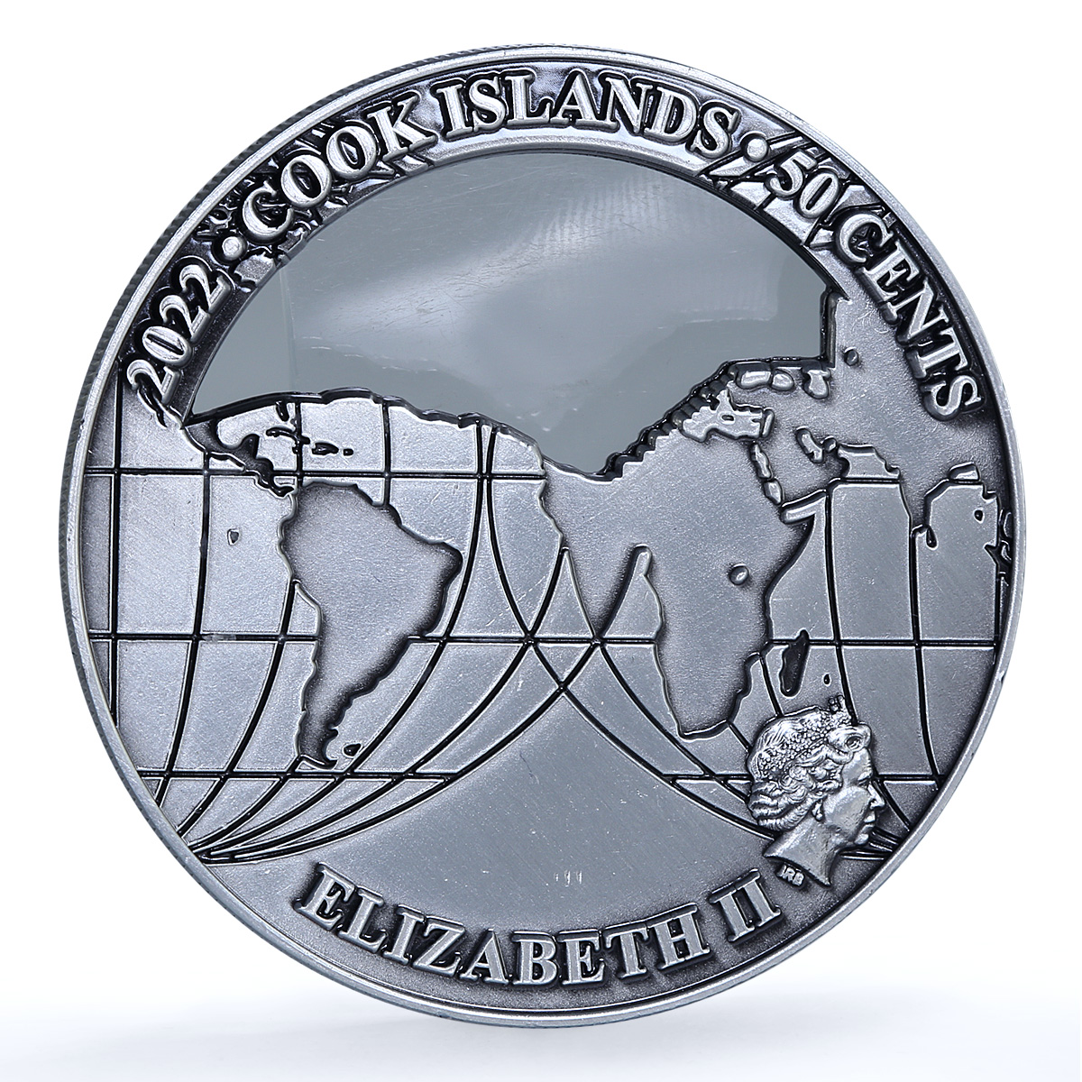 Cook Islands 50 cents Great Wall China KM-3216 Landmarks iron coin 2022 Cook Islands 50 cents Great Wall China KM-3216 Landmarks iron coin 2022