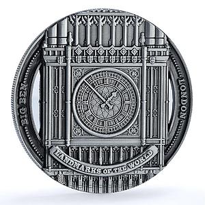 Cook Islands 50 cents Big Ben Britain KM-3212 Landmarks iron coin 2022
