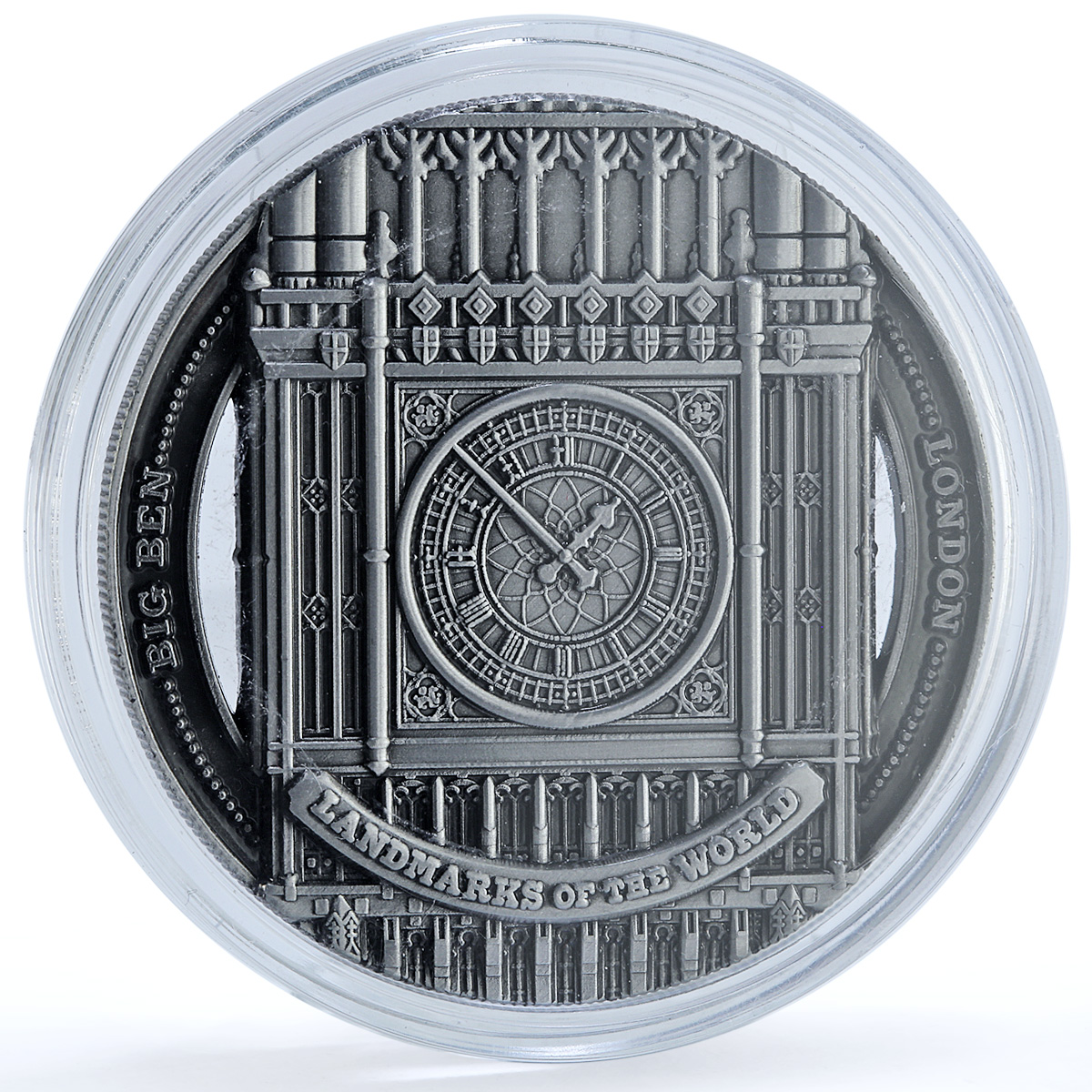 Cook Islands 50 cents Big Ben Britain KM-3212 Landmarks iron coin 2022