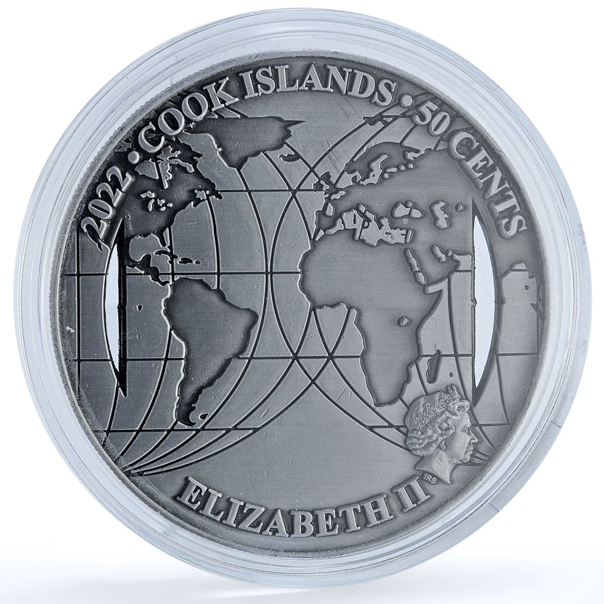 Cook Islands 50 cents Big Ben Britain KM-3212 Landmarks iron coin 2022