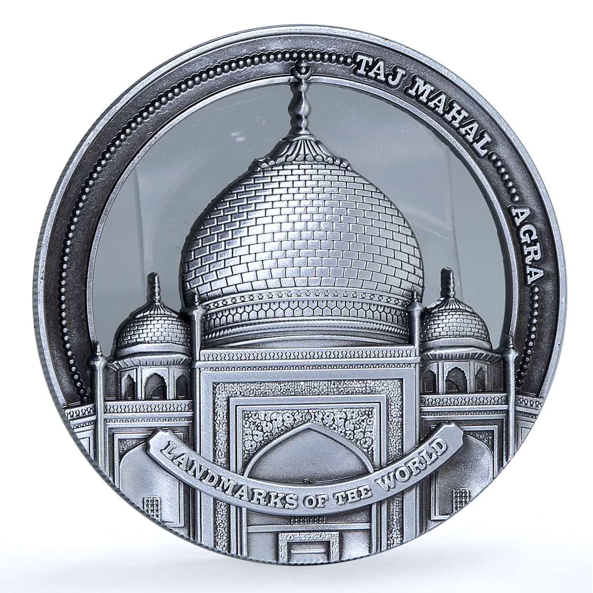 Cook Islands 50 cents Taj Mahal India KM-3221 Landmarks iron coin 2022 Cook Islands 50 cents Taj Mahal India KM-3221 Landmarks iron coin 2022