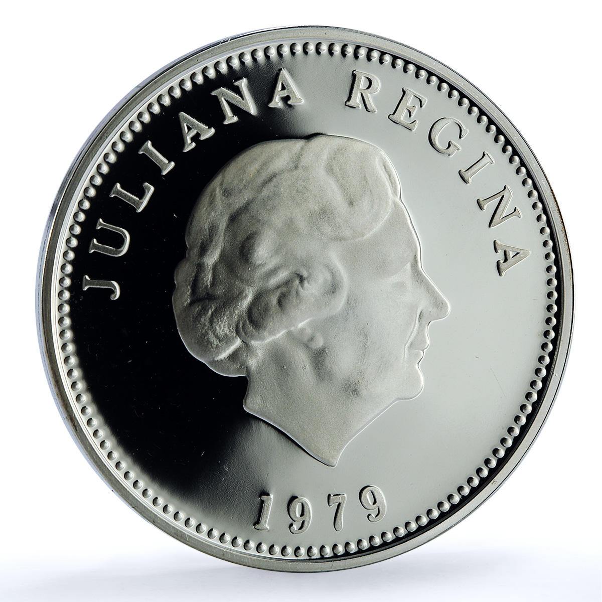 Netherlands Antilles 25 gulden Year of Child KM-22 UNICEF proof silver coin 1979 Netherlands Antilles 25 gulden Year of Child KM-22 UNICEF proof silver coin 1979