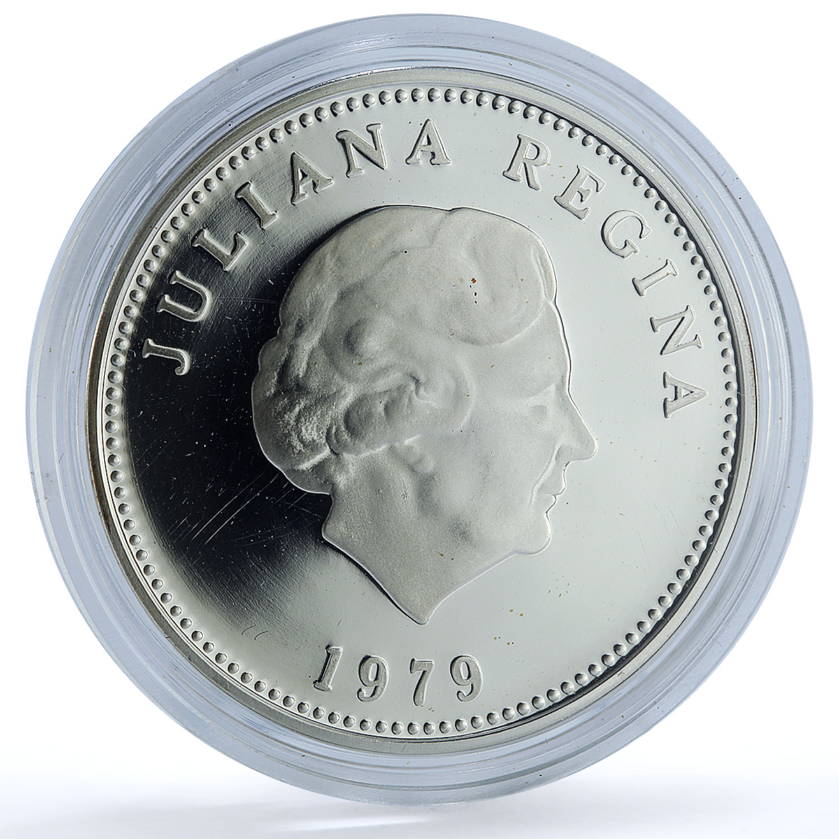 Netherlands Antilles 25 gulden Year of Child KM-22 UNICEF proof silver coin 1979 Netherlands Antilles 25 gulden Year of Child KM-22 UNICEF proof silver coin 1979