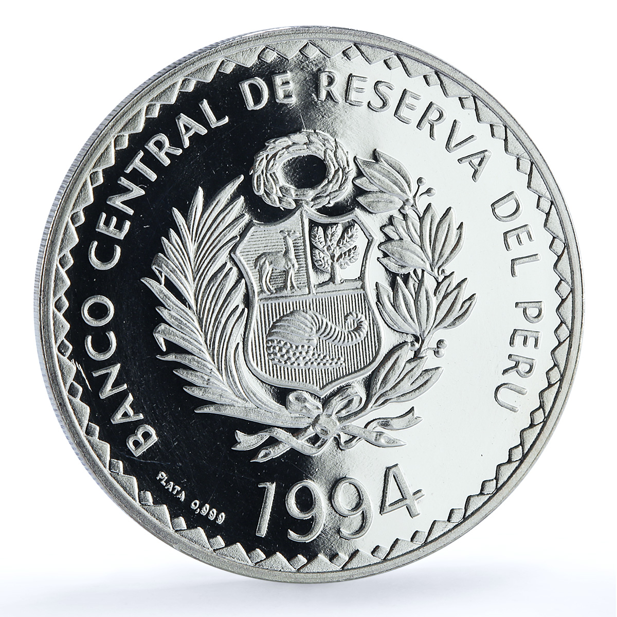 Peru 1 sol UNEP KM-314 Wildlife Fauna Camels Vicunas proof silver coin 1994 Peru 1 sol UNEP KM-314 Wildlife Fauna Camels Vicunas proof silver coin 1994