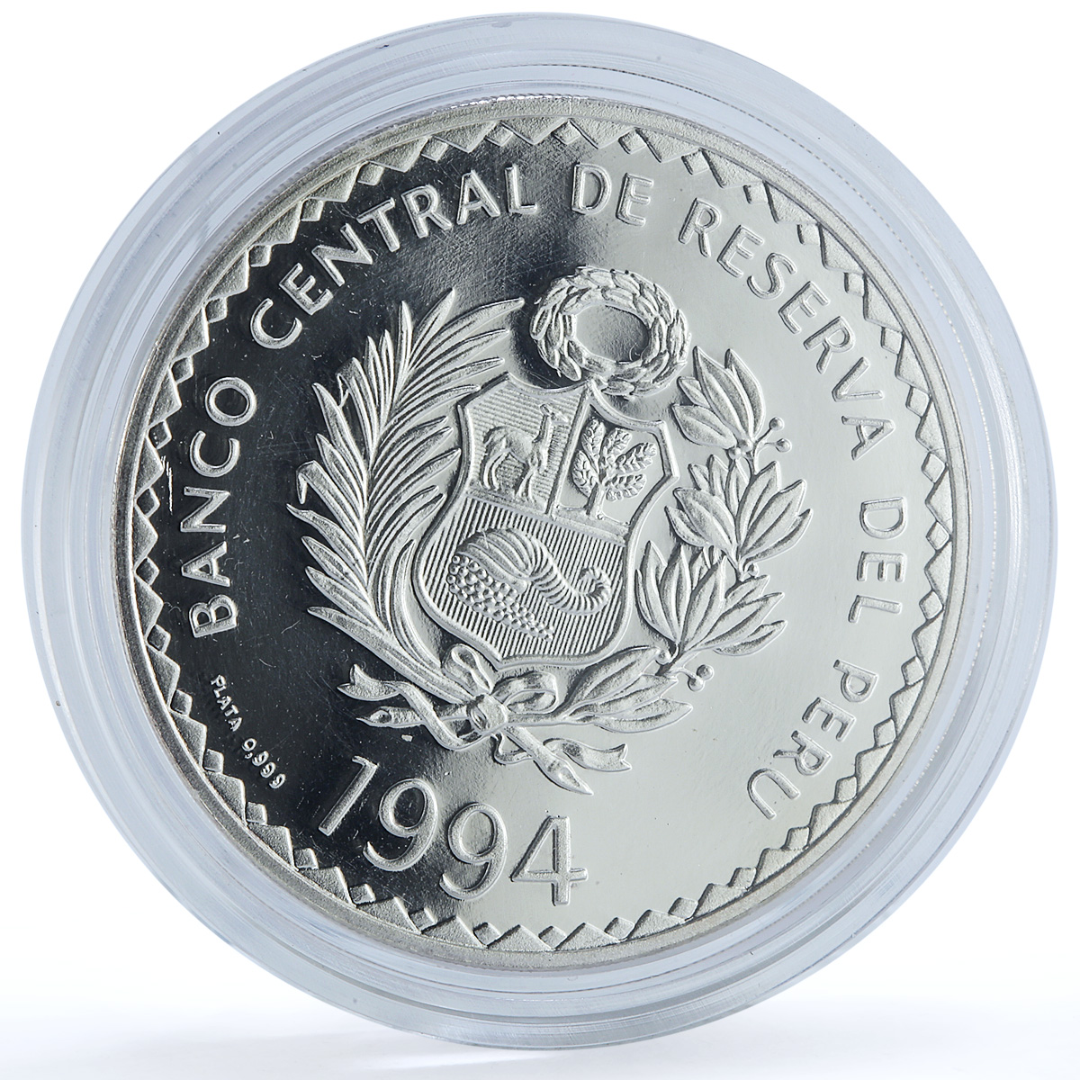 Peru 1 sol UNEP KM-314 Wildlife Fauna Camels Vicunas proof silver coin 1994 Peru 1 sol UNEP KM-314 Wildlife Fauna Camels Vicunas proof silver coin 1994