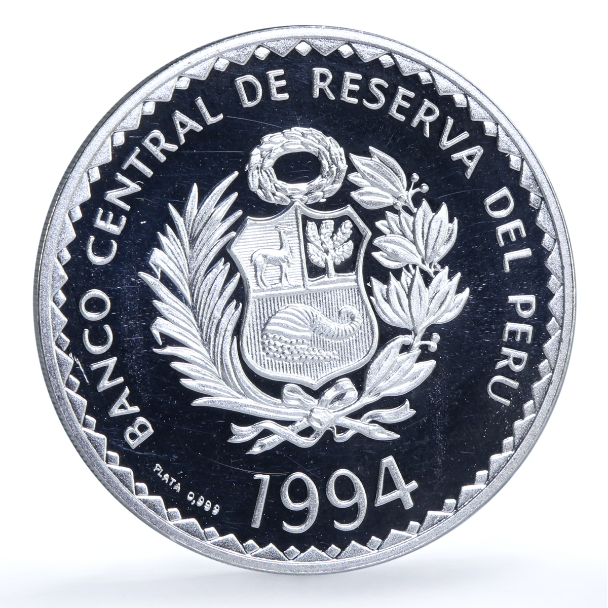 Peru 1 sol UNEP KM-314 Wildlife Fauna Camels Vicunas proof silver coin 1994 Peru 1 sol UNEP KM-314 Wildlife Fauna Camels Vicunas proof silver coin 1994