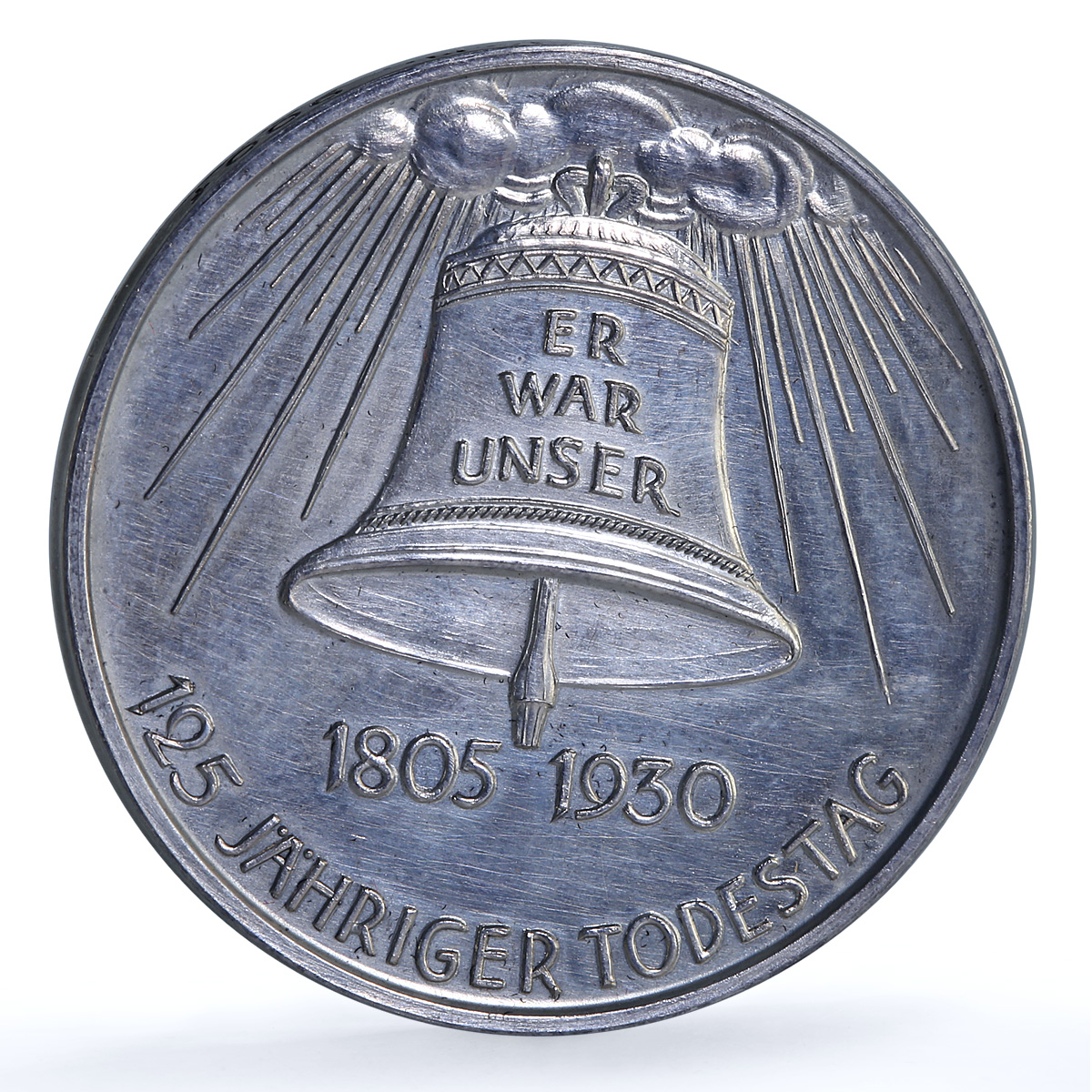 Germany Weimar Schiller SACHS Edge Hornlein-246 Literature proof-like medal 1930