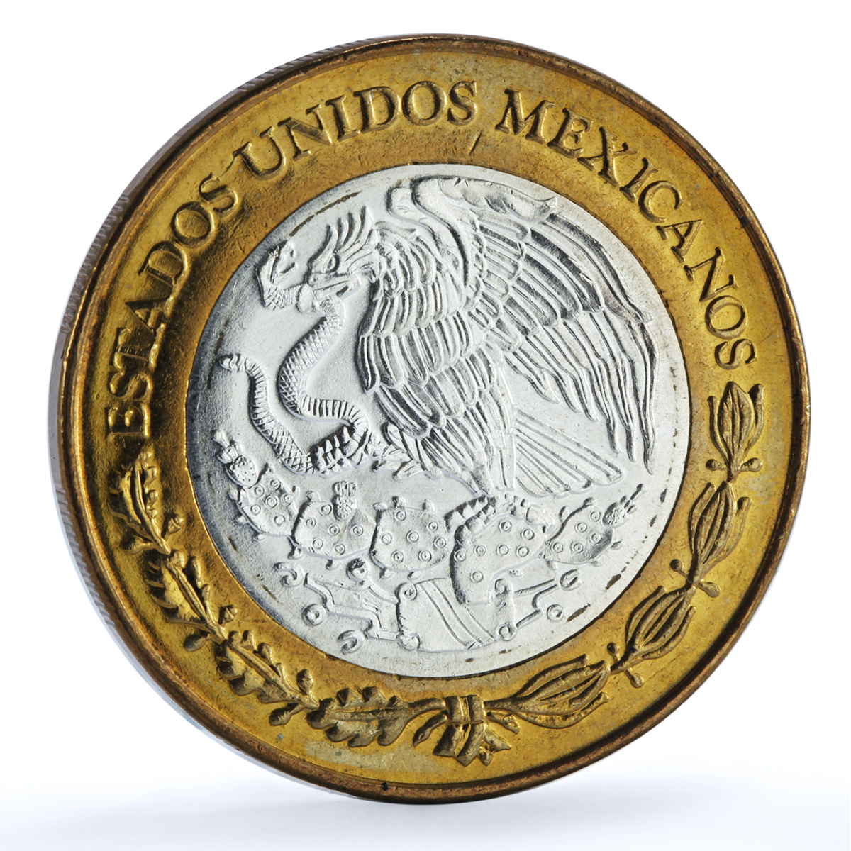 Mexico 100 pesos x 2 Set Oaxaca State KM-740 Federation bimetal coins 2004 Mexico 100 pesos x 2 Set Oaxaca State KM-740 Federation bimetal coins 2004