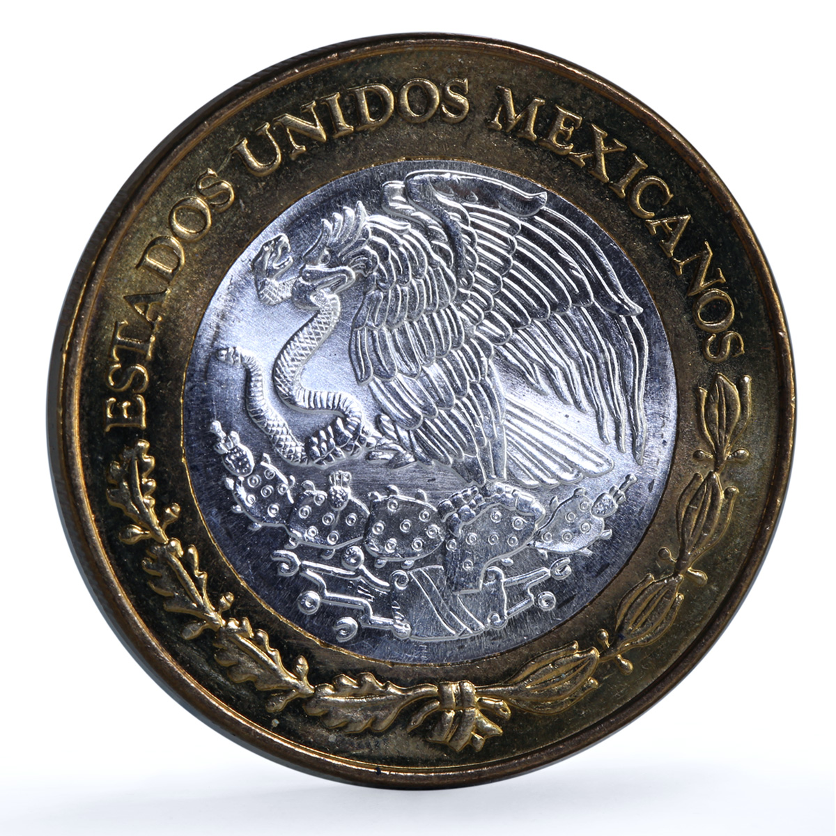 Mexico 100 pesos x 2 Set Oaxaca State KM-740 Federation bimetal coins 2004 Mexico 100 pesos x 2 Set Oaxaca State KM-740 Federation bimetal coins 2004