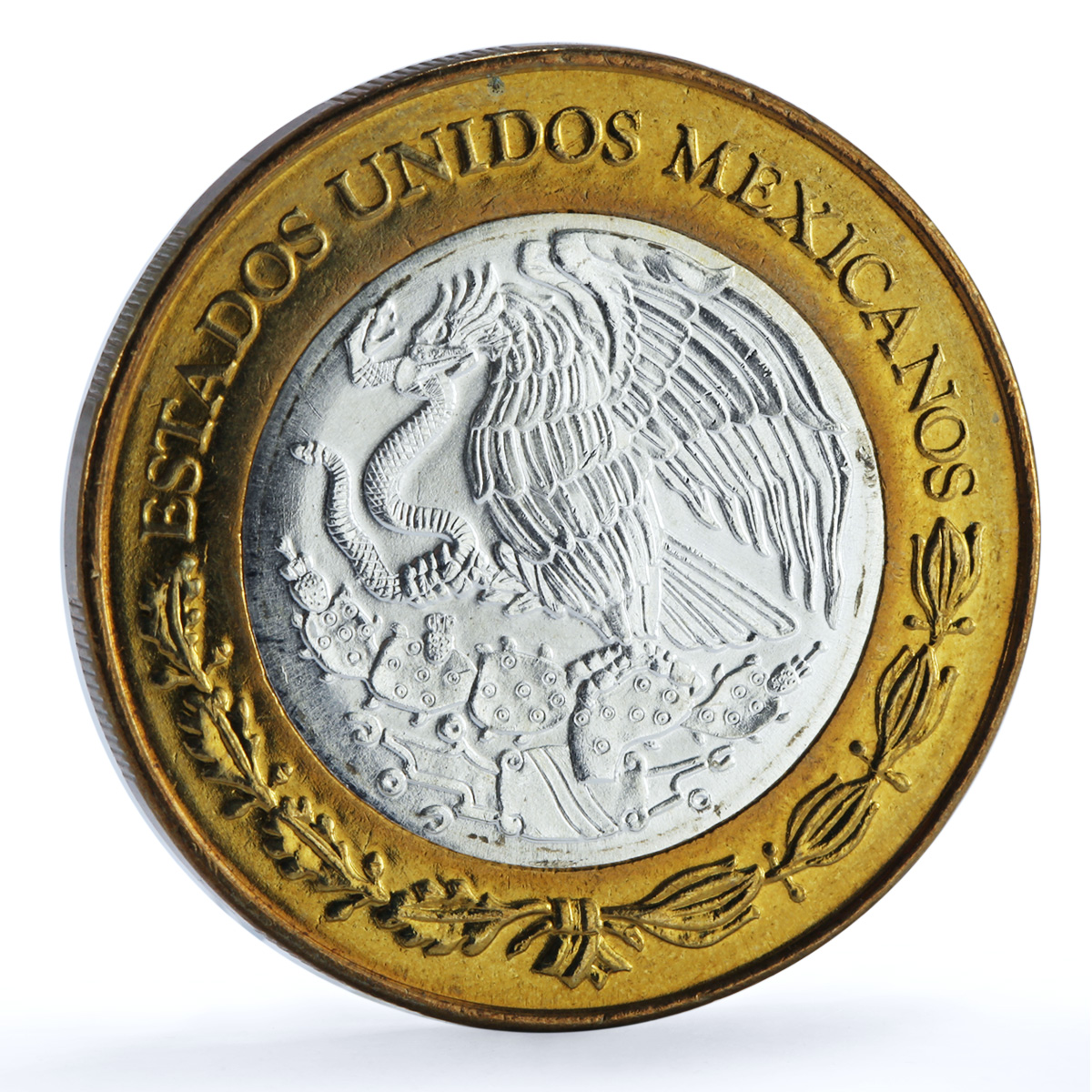 Mexico 100 pesos x 2 Set Oaxaca State KM-740 Federation bimetal coins 2004 Mexico 100 pesos x 2 Set Oaxaca State KM-740 Federation bimetal coins 2004