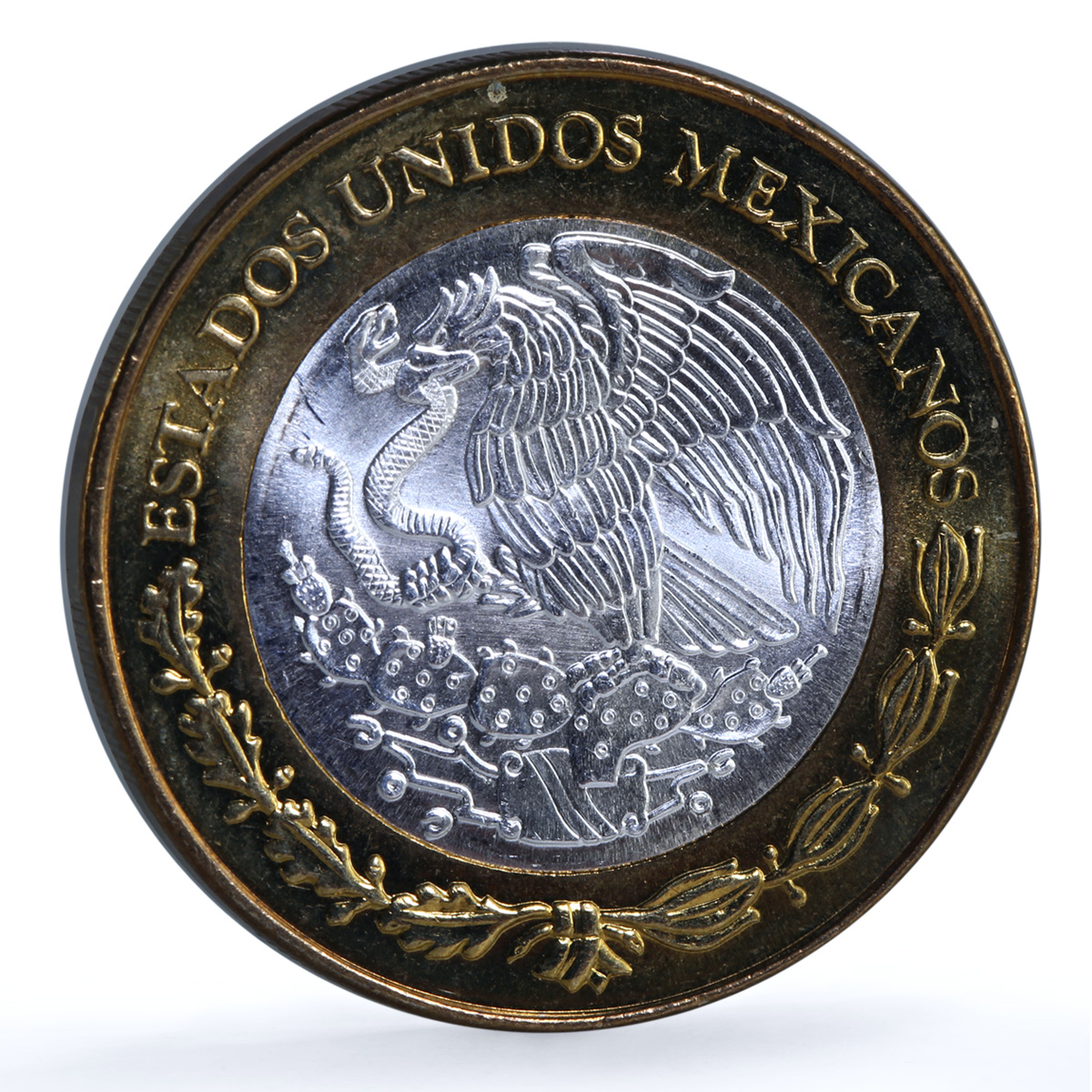 Mexico 100 pesos x 2 Set Oaxaca State KM-740 Federation bimetal coins 2004 Mexico 100 pesos x 2 Set Oaxaca State KM-740 Federation bimetal coins 2004
