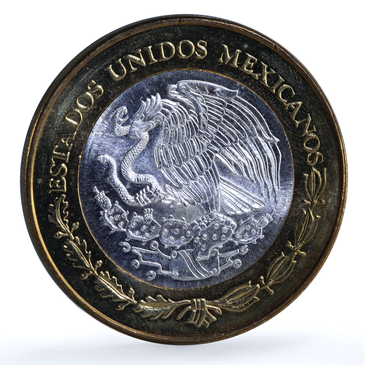 Mexico 100 pesos x 2 Set Quintana State KM-736 Federation bimetal coins 2004 Mexico 100 pesos x 2 Set Quintana State KM-736 Federation bimetal coins 2004