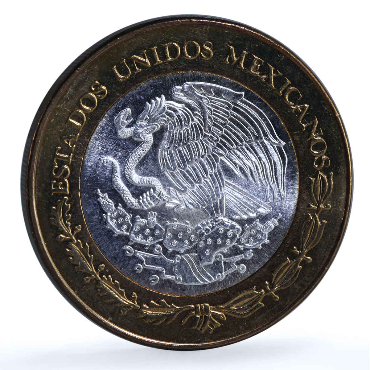 Mexico 100 pesos x 2 Set Quintana State KM-736 Federation bimetal coins 2004 Mexico 100 pesos x 2 Set Quintana State KM-736 Federation bimetal coins 2004