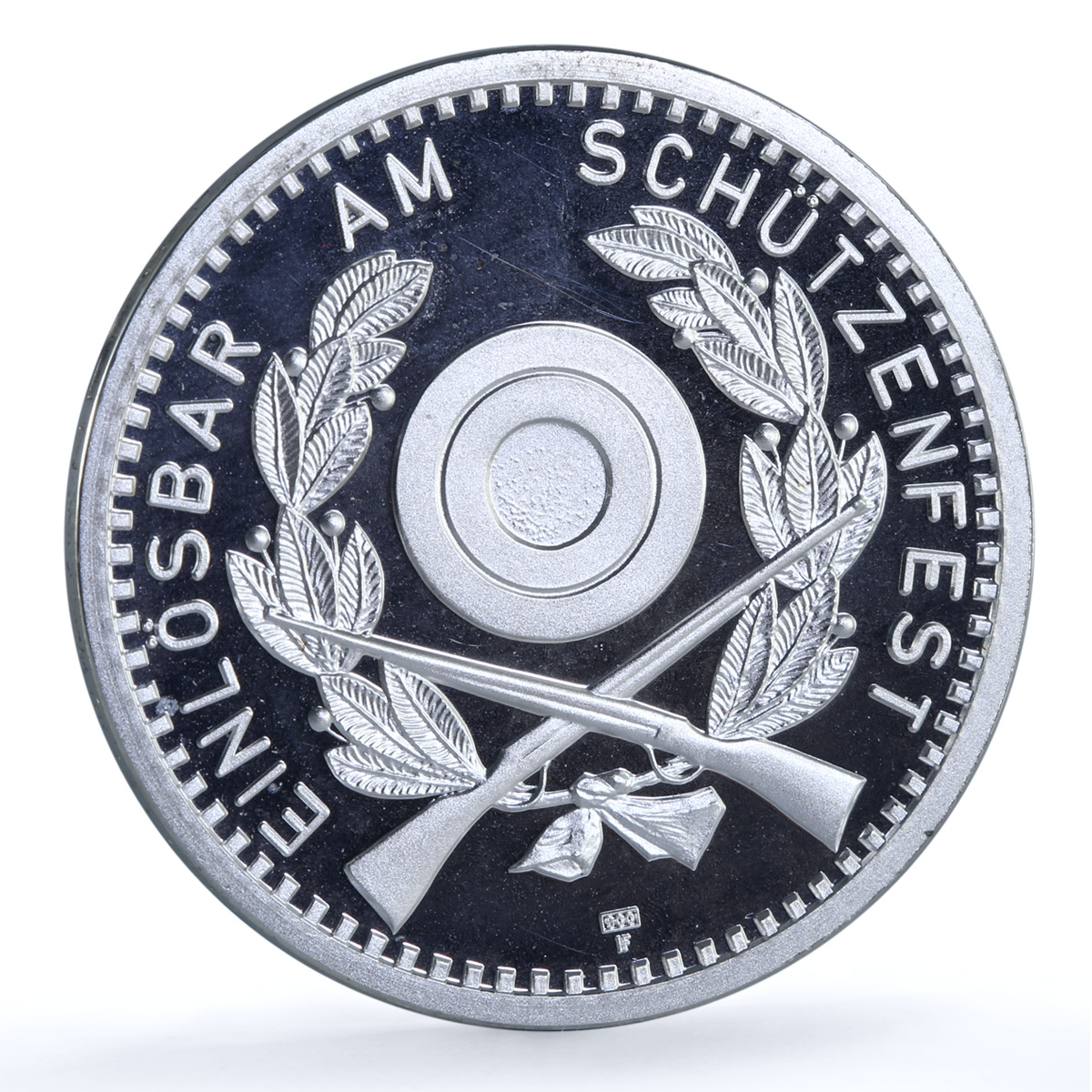 Switzerland 50 francs Winterthur Shooting Festival X#S30 proof silver coin 1990