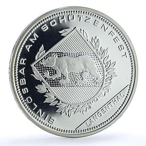 Switzerland 50 francs Langenthal Shooting Festival X#S38 Tell silver coin 1991