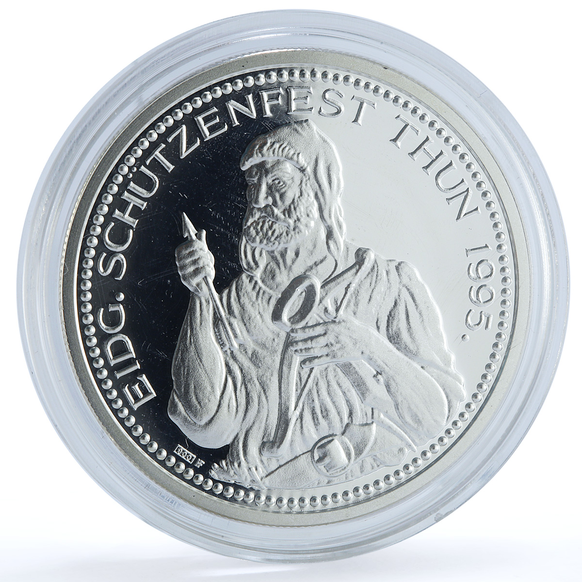 Switzerland 50 francs Thun Shooting Festival X#S46 William Tell silver coin 1995 Switzerland 50 francs Thun Shooting Festival X#S46 William Tell silver coin 1995