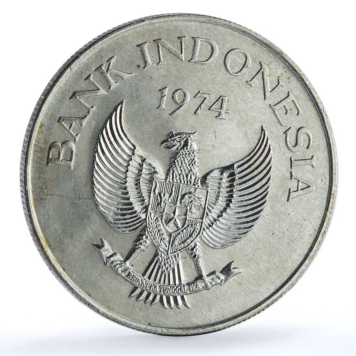 Indonesia 2000 rupiah Javan Tiger KM-39 Conservation Fauna Cat silver coin 1974 Indonesia 2000 rupiah Javan Tiger KM-39 Conservation Fauna Cat silver coin 1974
