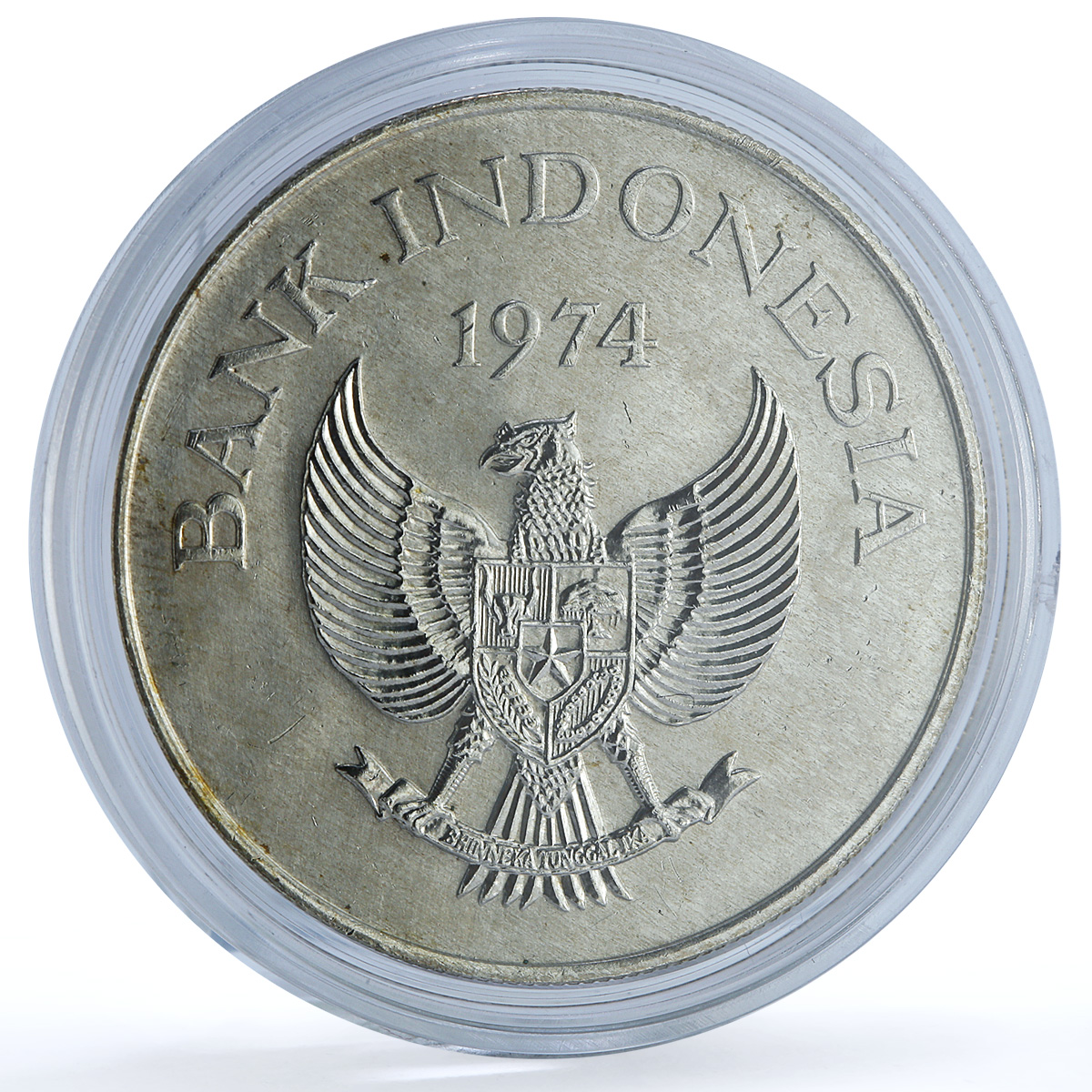 Indonesia 2000 rupiah Javan Tiger KM-39 Conservation Fauna Cat silver coin 1974 Indonesia 2000 rupiah Javan Tiger KM-39 Conservation Fauna Cat silver coin 1974