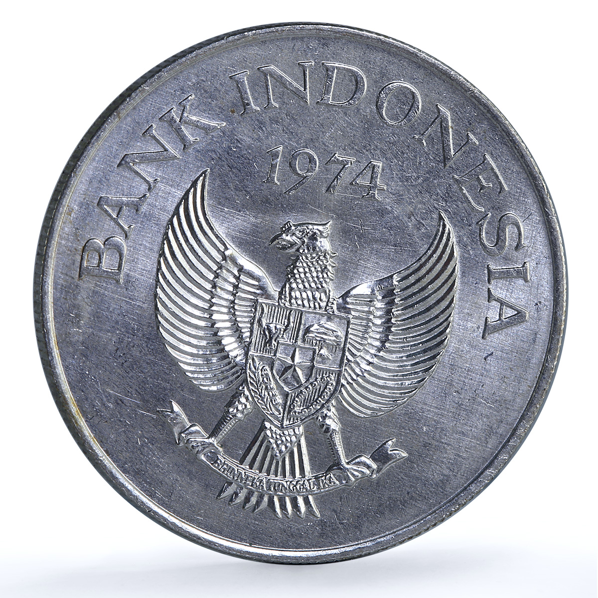 Indonesia 2000 rupiah Javan Tiger KM-39 Conservation Fauna Cat silver coin 1974 Indonesia 2000 rupiah Javan Tiger KM-39 Conservation Fauna Cat silver coin 1974