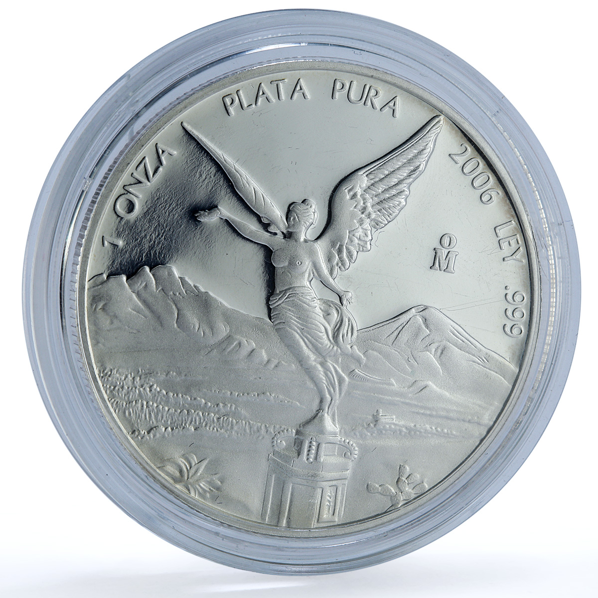 Mexico 1 onza Libertad Angel Independence KM-639 Bullion proof silver coin 2006 Mexico 1 onza Libertad Angel Independence KM-639 Bullion proof silver coin 2006