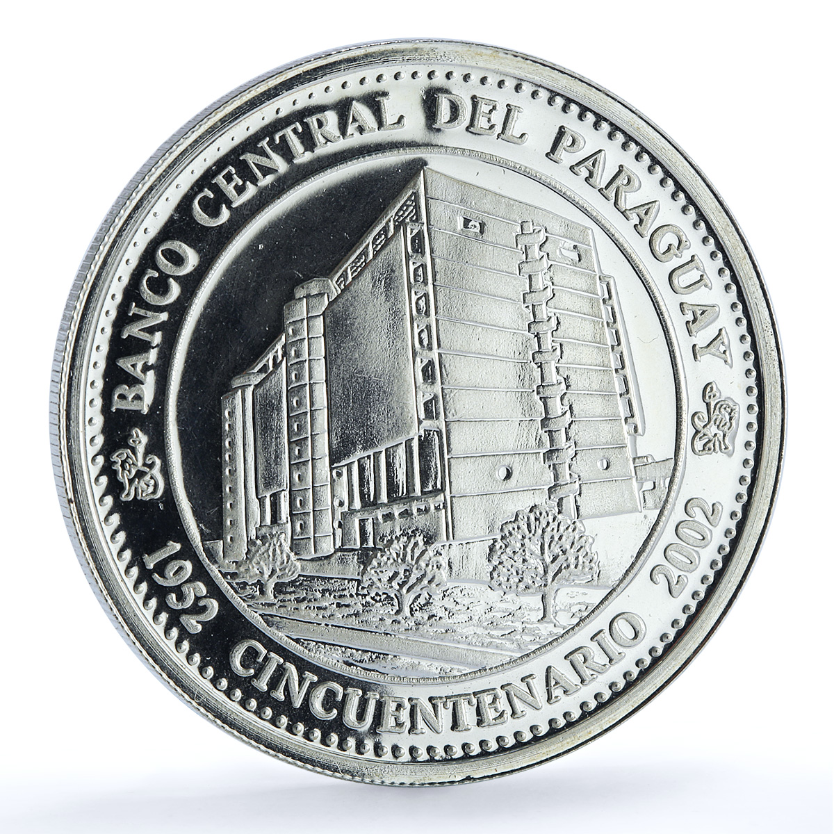 Paraguay 1 guarani Central Bank KM-197 Canonero Ship proof silver coin 2002 Paraguay 1 guarani Central Bank KM-197 Canonero Ship proof silver coin 2002