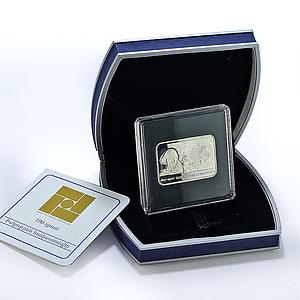 Armenia 100 dram Aivazovsky Coloured KM-129 Art Painter Ship silver coin 2006