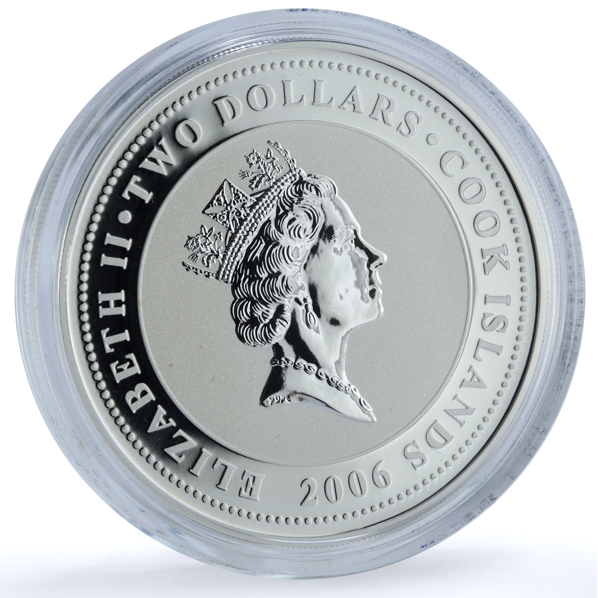 Cook Islands 2 dollars Tsvetaeva KM-1625 Literature Poets silver coin 2006 Cook Islands 2 dollars Tsvetaeva KM-1625 Literature Poets silver coin 2006