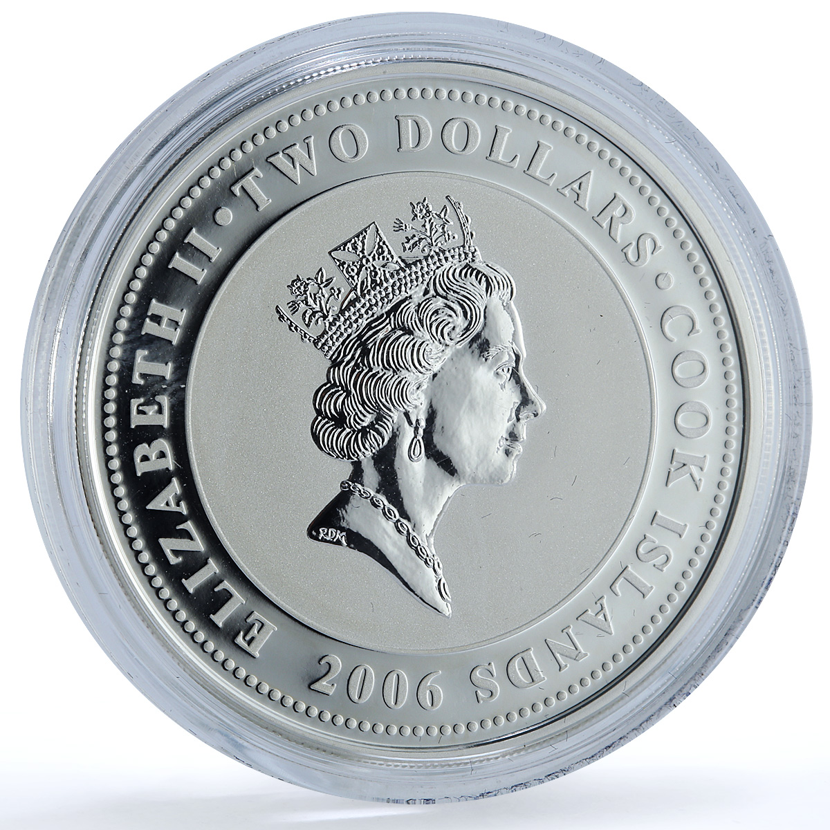 Cook Islands 2 dollars Alexander Blok Literature Poets silver coin 2006 Cook Islands 2 dollars Alexander Blok Literature Poets silver coin 2006