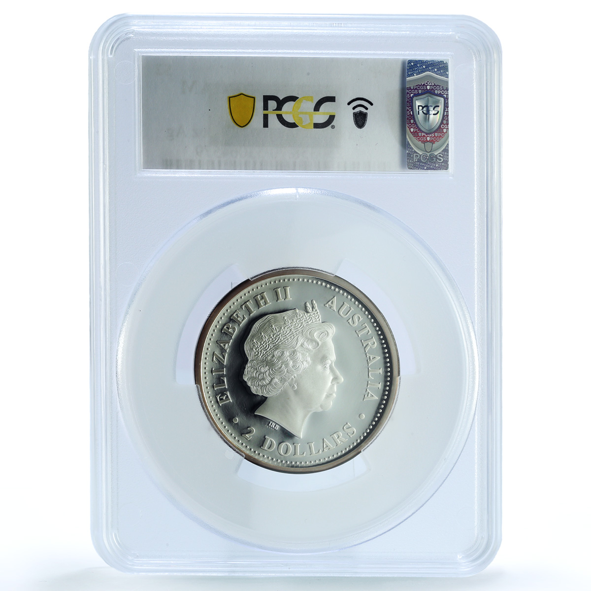 Australia 2 dollars Year Dragon KM-523 Lunar Series 1 PR 70 PCGS Ag coin 2000 Australia 2 dollars Year Dragon KM-523 Lunar Series 1 PR 70 PCGS Ag coin 2000