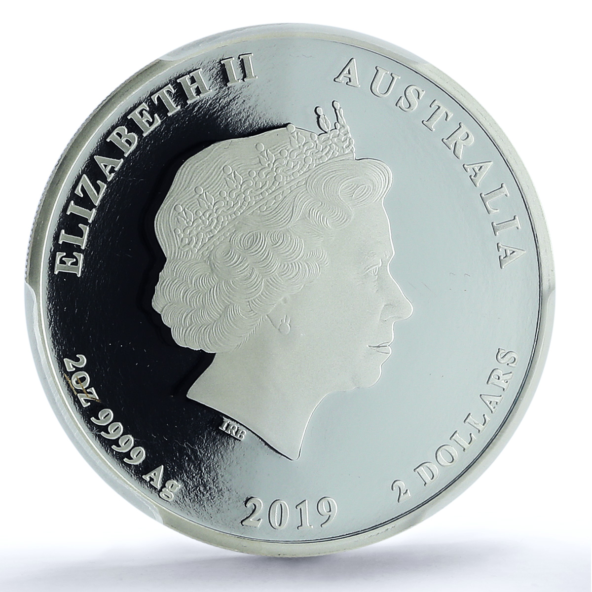 Australia 2 dollars Year Pig KM-3738 Lunar Series 2 PR 70 PCGS silver coin 2019
