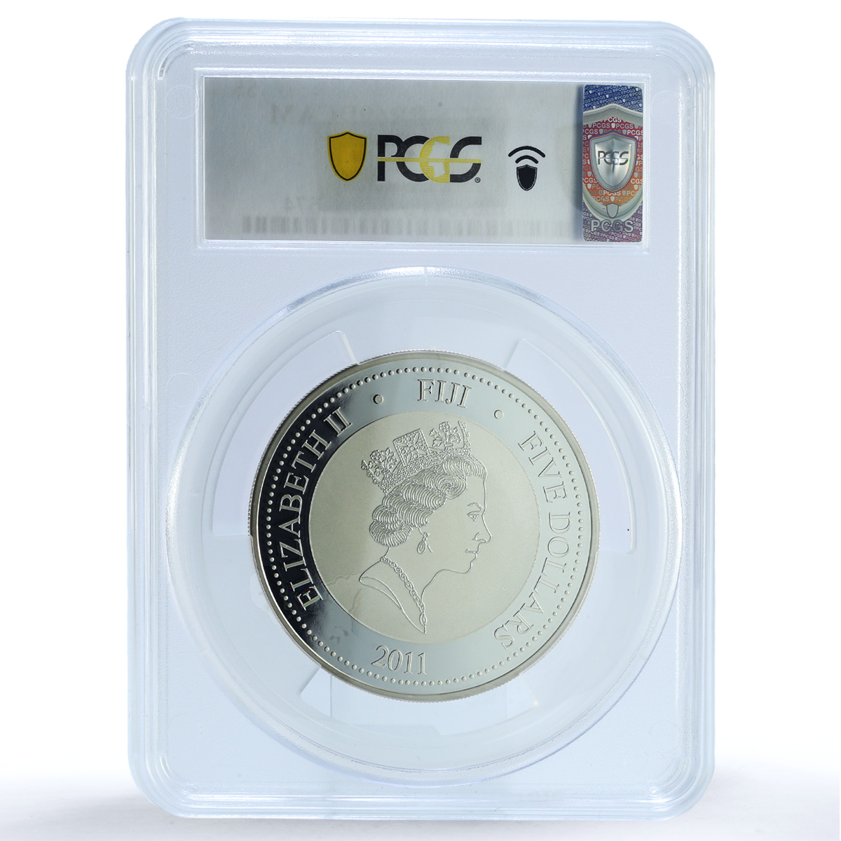 Fiji 5 dollars Berlin Germany Gilt KM-210 City PR 69 PCGS 2 oz silver coin 2011 Fiji 5 dollars Berlin Germany Gilt KM-210 City PR 69 PCGS 2 oz silver coin 2011