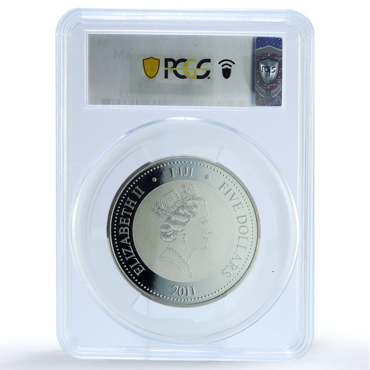 Fiji 5 dollars Tokyo Japan Gilt KM-208 City PR 69 PCGS 2 oz silver coin 2011 Fiji 5 dollars Tokyo Japan Gilt KM-208 City PR 69 PCGS 2 oz silver coin 2011