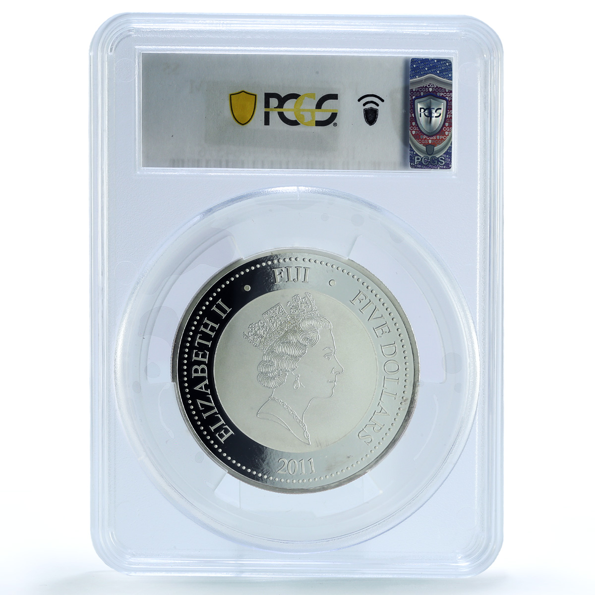 Fiji 5 dollars New York USA Gilt KM-208 City PR 69 PCGS 2 oz silver coin 2011 Fiji 5 dollars New York USA Gilt KM-208 City PR 69 PCGS 2 oz silver coin 2011