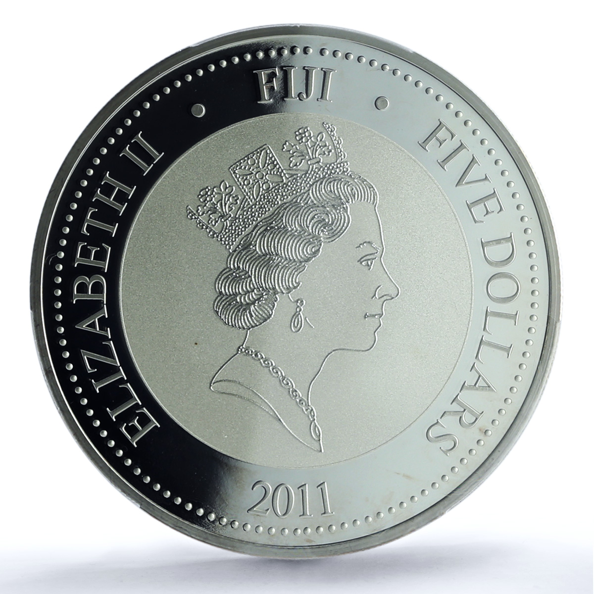 Fiji 5 dollars Paris France Gilt KM-207 City PR 69 PCGS 2 oz silver coin 2011 Fiji 5 dollars Paris France Gilt KM-207 City PR 69 PCGS 2 oz silver coin 2011