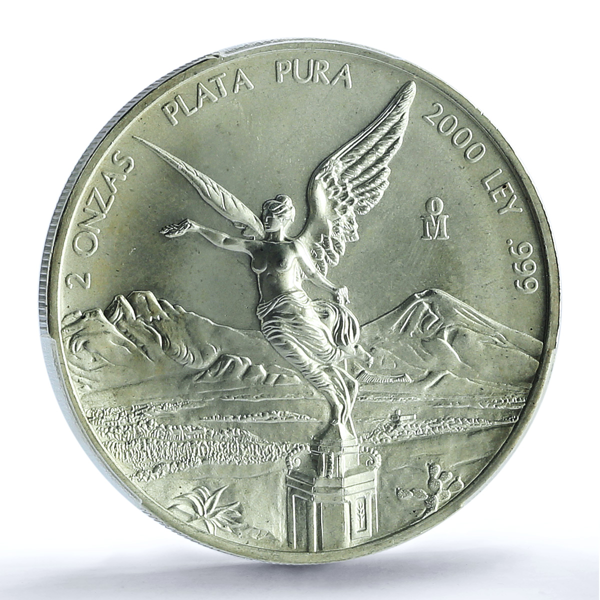 Mexico 2 onzas Libertad Angel of Independence KM-614 MS 67 PCGS silver coin 2000 Mexico 2 onzas Libertad Angel of Independence KM-614 MS 67 PCGS silver coin 2000