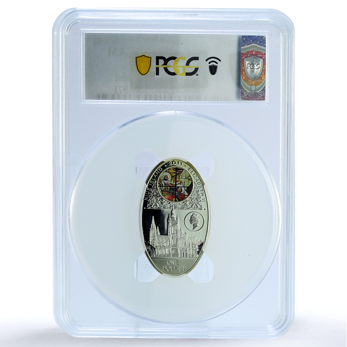 Niue 1 dollar St. Vitus Cathedral KM-705 Gothic PR 69 PCGS silver coin 2011 Niue 1 dollar St. Vitus Cathedral KM-705 Gothic PR 69 PCGS silver coin 2011