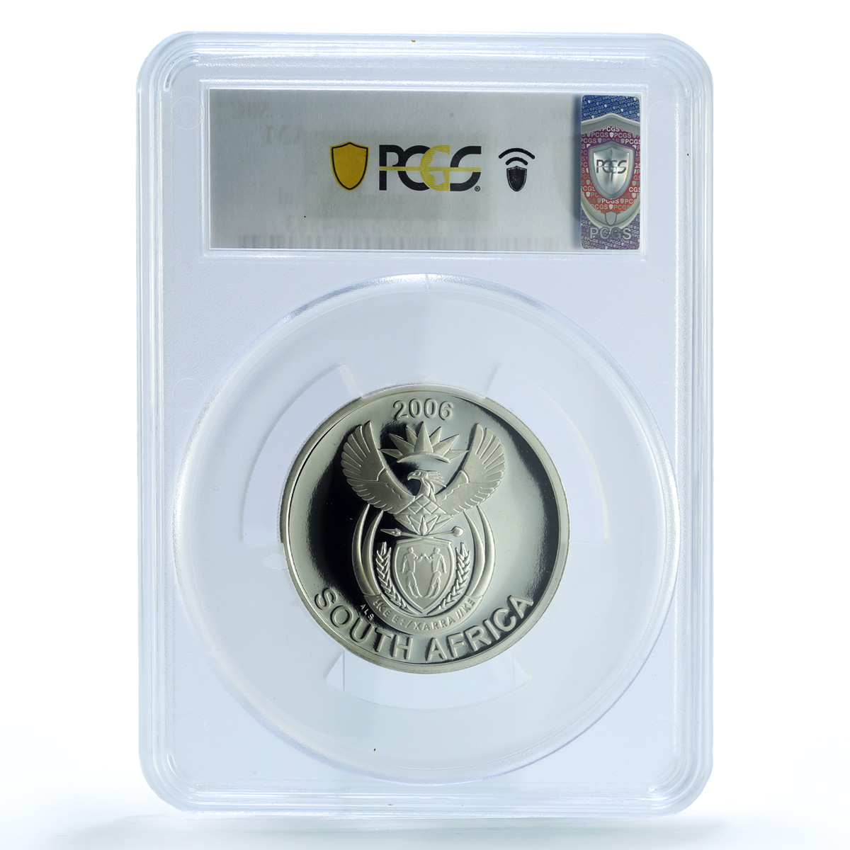 South Africa 50 cents Jackal KM-319 Wildlife Fauna Dog PR 69 PCGS Ag coin 2006 South Africa 50 cents Jackal KM-319 Wildlife Fauna Dog PR 69 PCGS Ag coin 2006