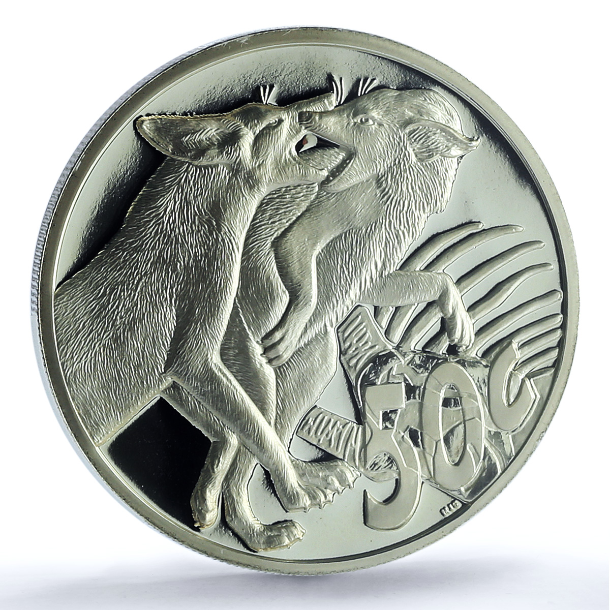 South Africa 50 cents Jackal KM-319 Wildlife Fauna Dog PR 69 PCGS Ag coin 2006 South Africa 50 cents Jackal KM-319 Wildlife Fauna Dog PR 69 PCGS Ag coin 2006