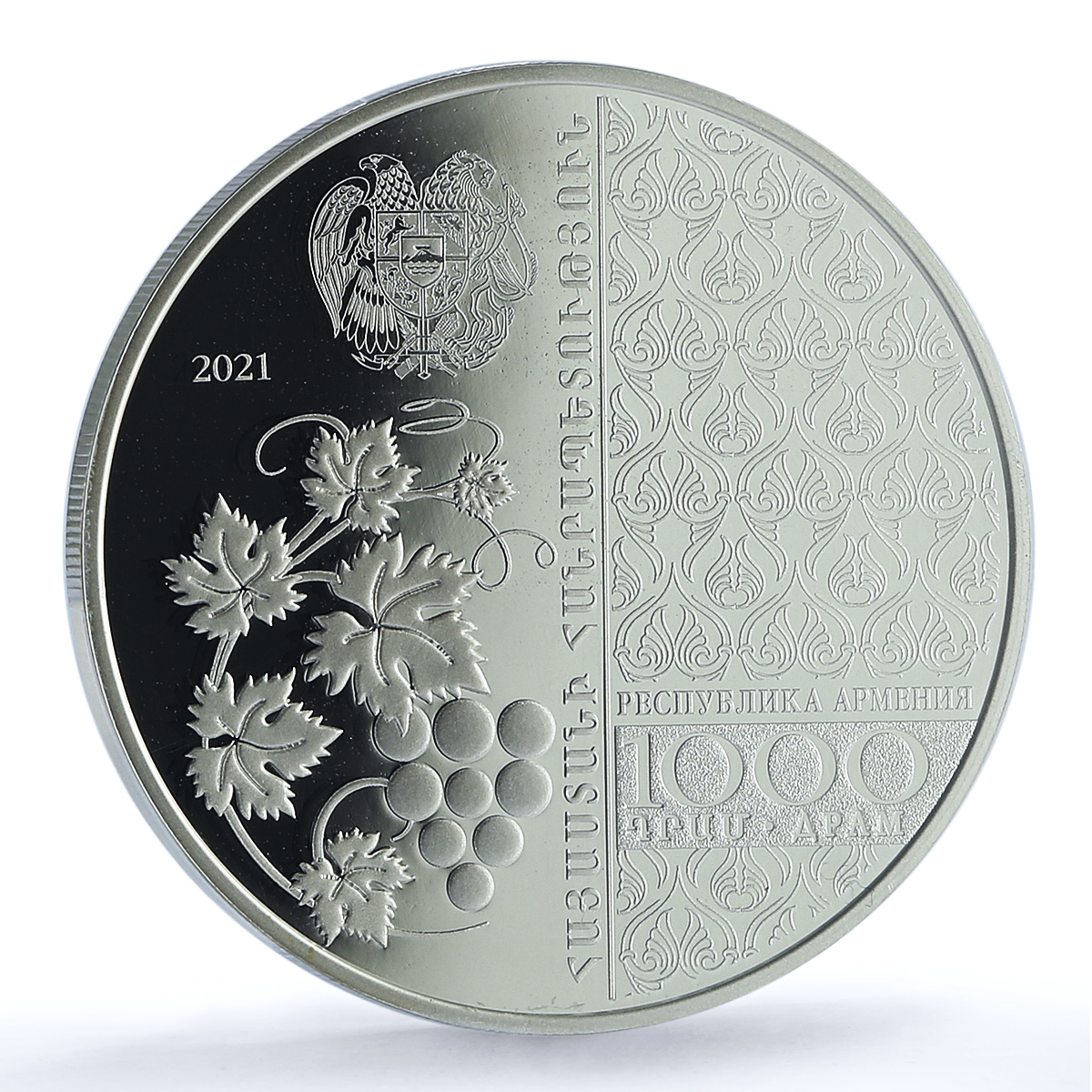 Armenia 1000 dram CIS Commonwealth Independent States PR70 PCGS silver coin 2021
